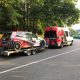 Doua masini electrice prezente la standul Kaufland E-Rally Team de la Campionatul National de Viteza in Coasta Dunlop 2018, Trofeul Sinaia