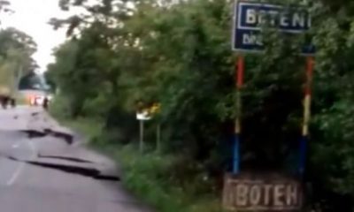 VIDEO INCENDIAR Drum Național din România în stare jalnică | Nationalul.ro