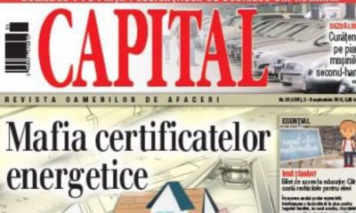 Ce puteți citi în ediția de luni, 3 septembrie, a revistei Capital | Nationalul.ro