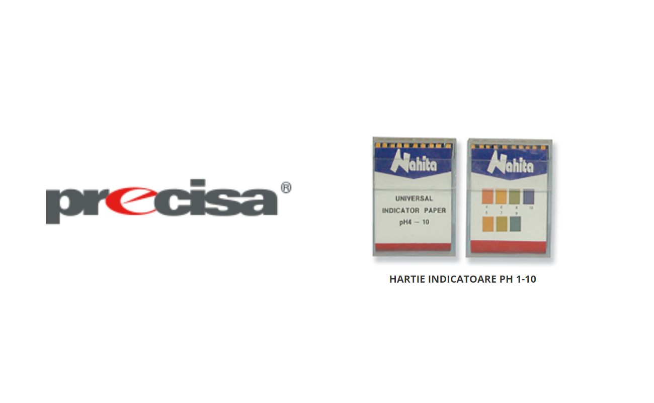 Testarea apei sau a altor lichide cu benzile indicatoare de la Precisa
