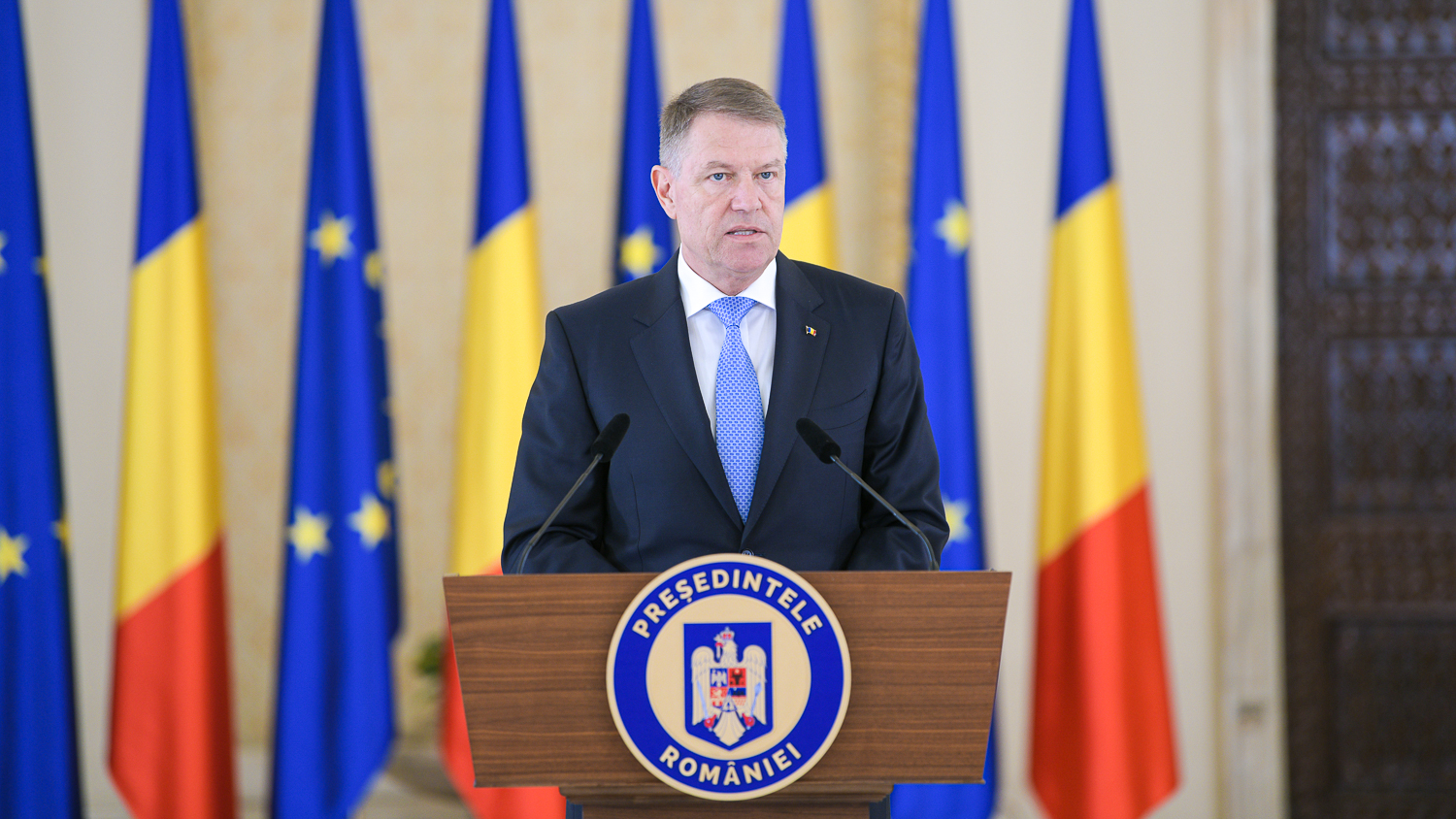 Klaus Iohannis, după confirmarea primului caz de coronavirus: „Răspândirea de știri alarmiste sau chiar false poate genera o epidemie de panică”