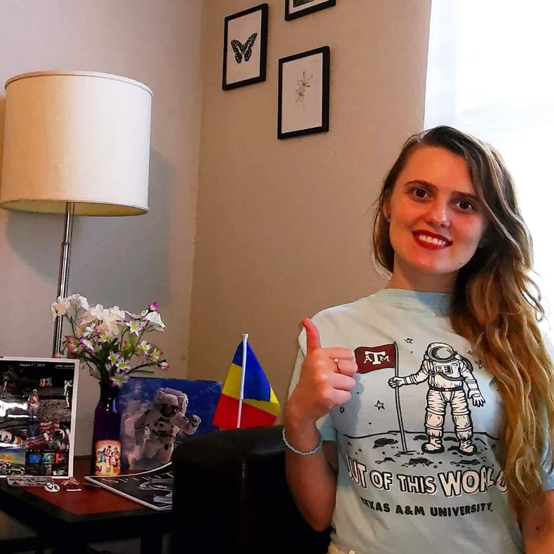 CU GÂNDUL LA ROMÂNIA. Interviu cu Olga Bodrug, tânăra care a „eclipsat” necunoscutul. De la coordonarea unei echipe globale de business la conducerea unui proiect de cercetare asupra spațiului cosmic în State: „Există riscul de epuizare a spațiului în spațiu”