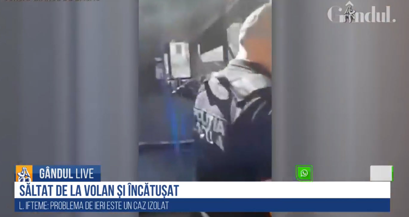 GÂNDUL LIVE. Reacții în cazul șoferului de autobuz fără mască, ridicat de polițiști. Directorul Poliției Locale Bacău: „Este un caz izolat. S-a ajuns la neînțelegeri…”