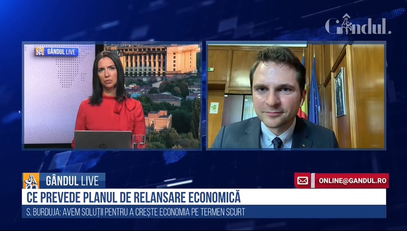 GÂNDUL LIVE. Sebastian Burduja, secretar de stat la Finanțe: România este de departe campioana Europei la sectorul de construcții. / Guvernul a înțeles că, fără investiții în infrastructură, o țară nu se poate dezvolta