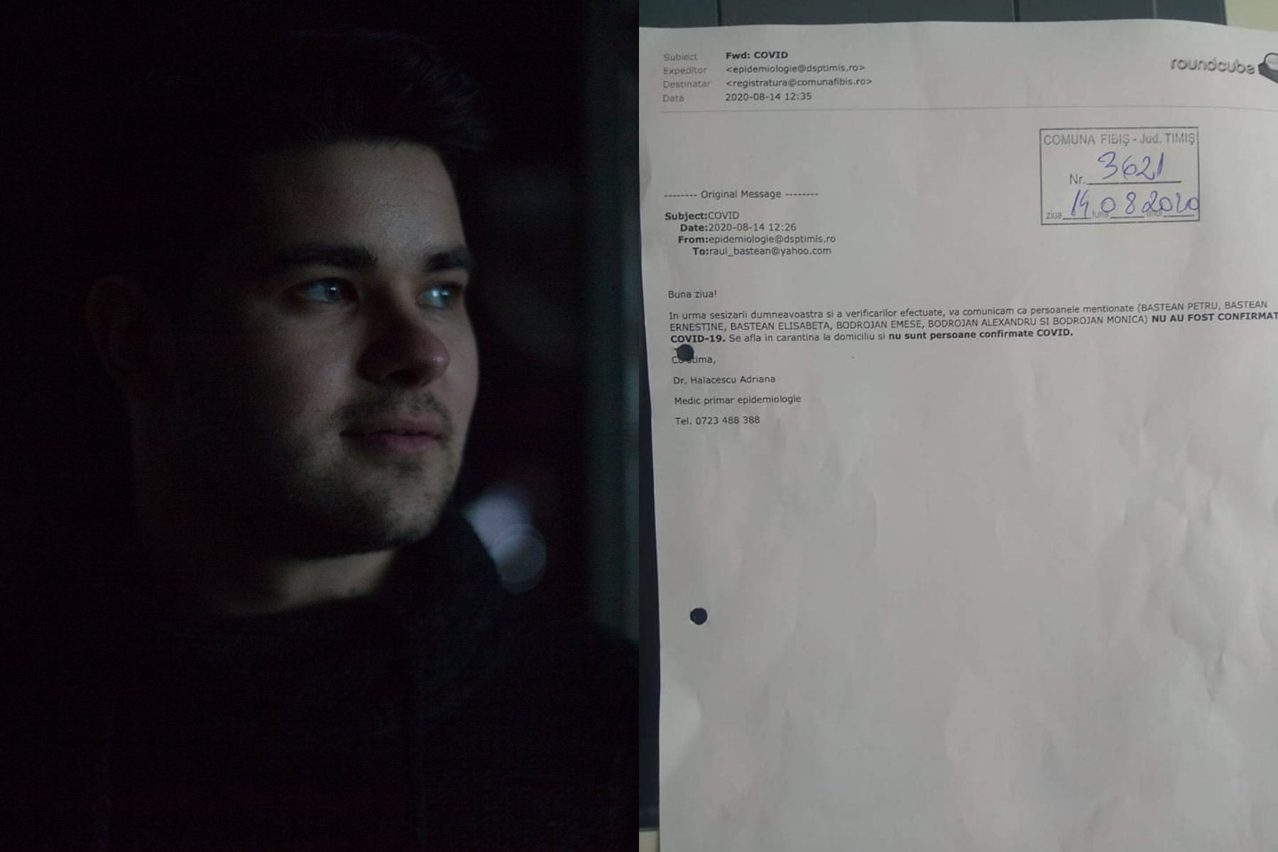 DSP Timiș reacționează la acuzațiile actorului din Timișoara: „Nu am efectuat nici o eroare de activitate în domeniul profesional”