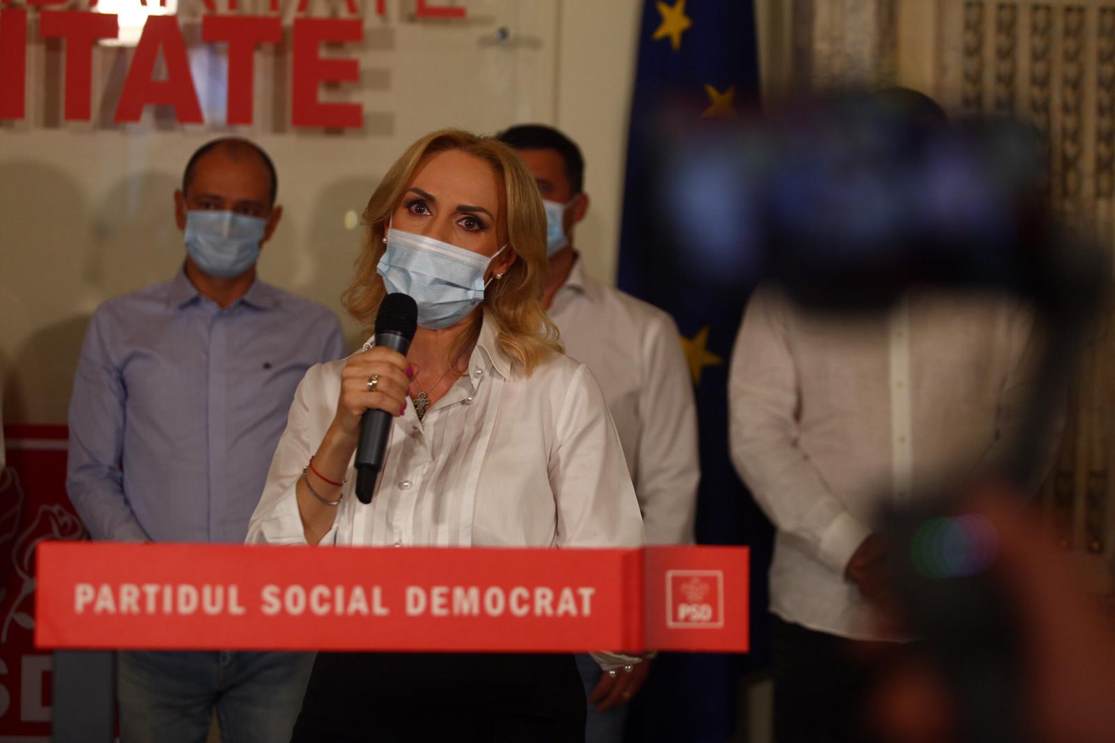 Mesajul Gabrielei Firea la lansarea candidatilor pentru Bucuresti: ”Bucureștenii au de ales între mine, cu o echipa onestă și corectă, și candidatul dreptei unite care îi va aduce pe bucuresteni în stadiul de săracie extremă”