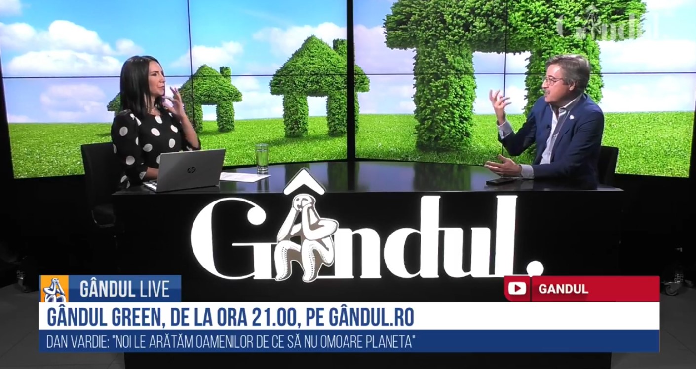 GÂNDUL GREEN. Dan Vardie, la Gândul Live: „Ceea ce facem aici este o extensie a acestui concept, la o scară mult mai mare”