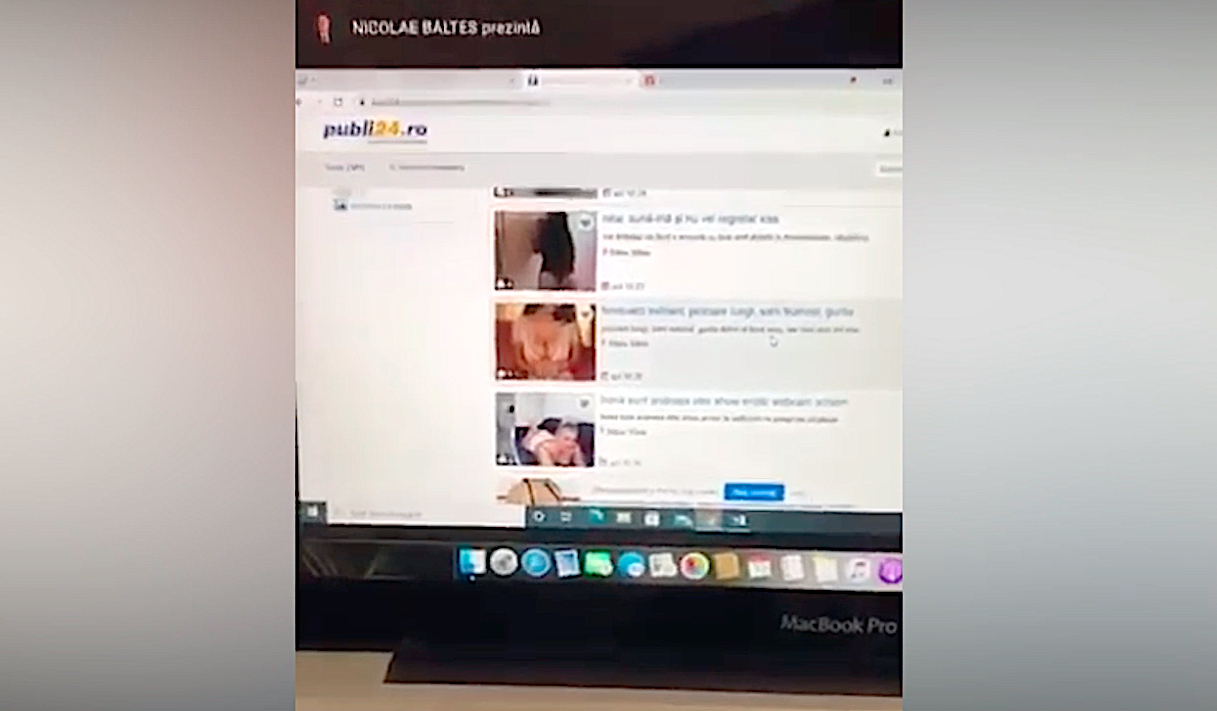 Profesor universitar din Sibiu, filmat de studenți în timp ce naviga pe un site cu anunțuri ale unor prostituate: ”Voi contacta avocatul pentru a formula plângere penală”