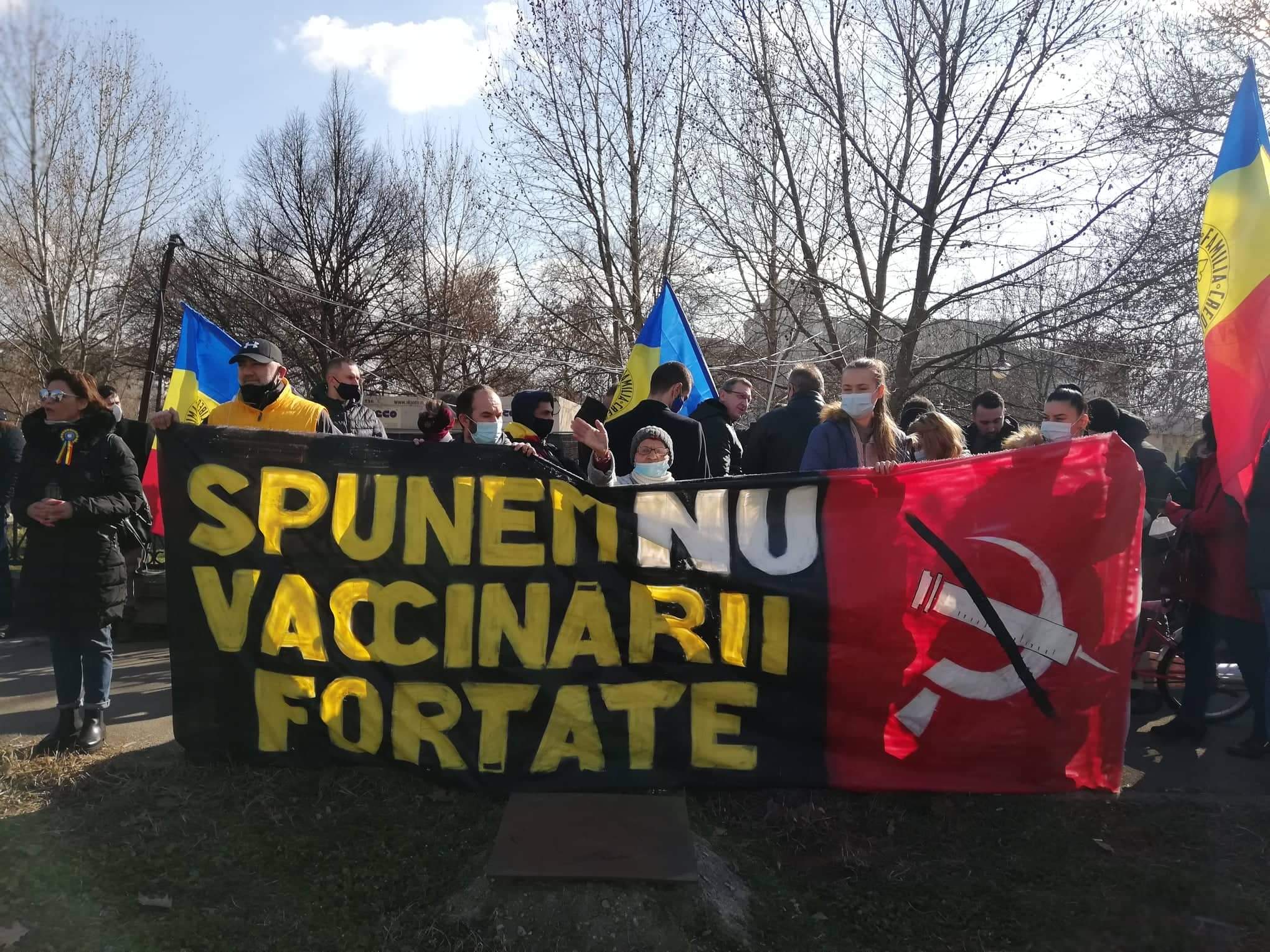 Pe 7 Martie 2021 la București a avut loc unul dintre cele mai reușite proteste contra vaccinării obligatorii