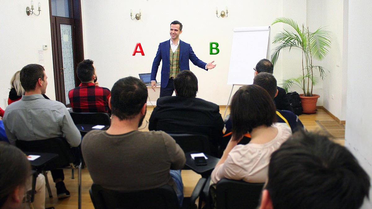 Cum înveți să prezinți cu succes în fața unui public – calea grea, calea mediocră și calea eficace