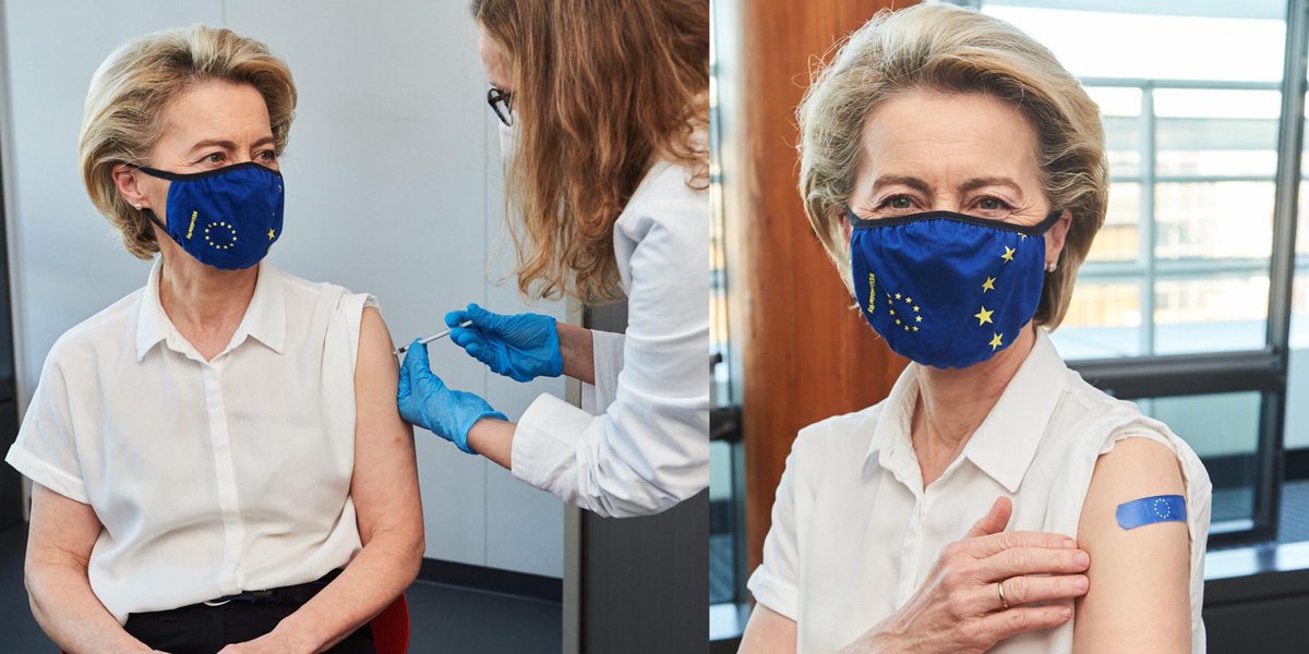 Șefa Comisiei Europene s-a vaccinat împotriva COVID-19. Care este mesajul transmis de Ursula von der Leyen