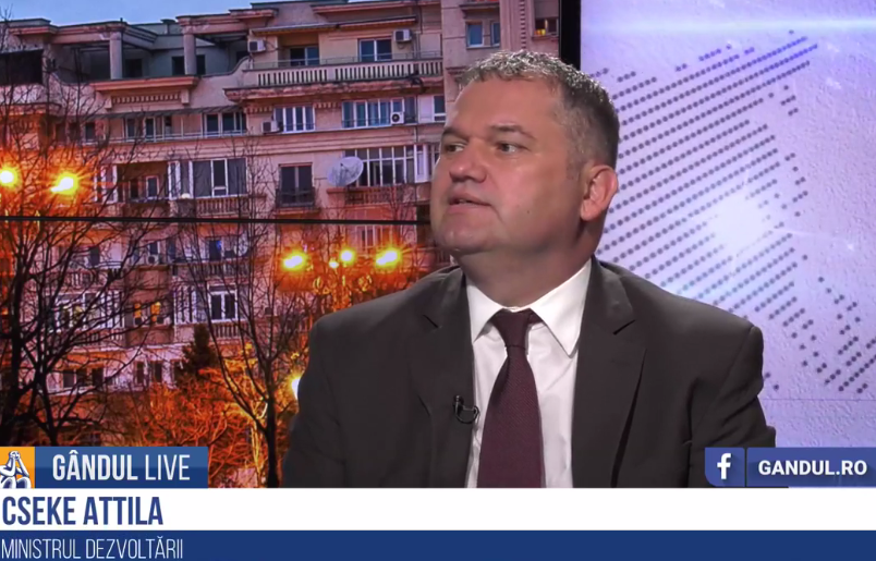 GÂNDUL LIVE. Ministrul Dezvoltării, Cseke Attila: „României i-a lipsit continuitatea”