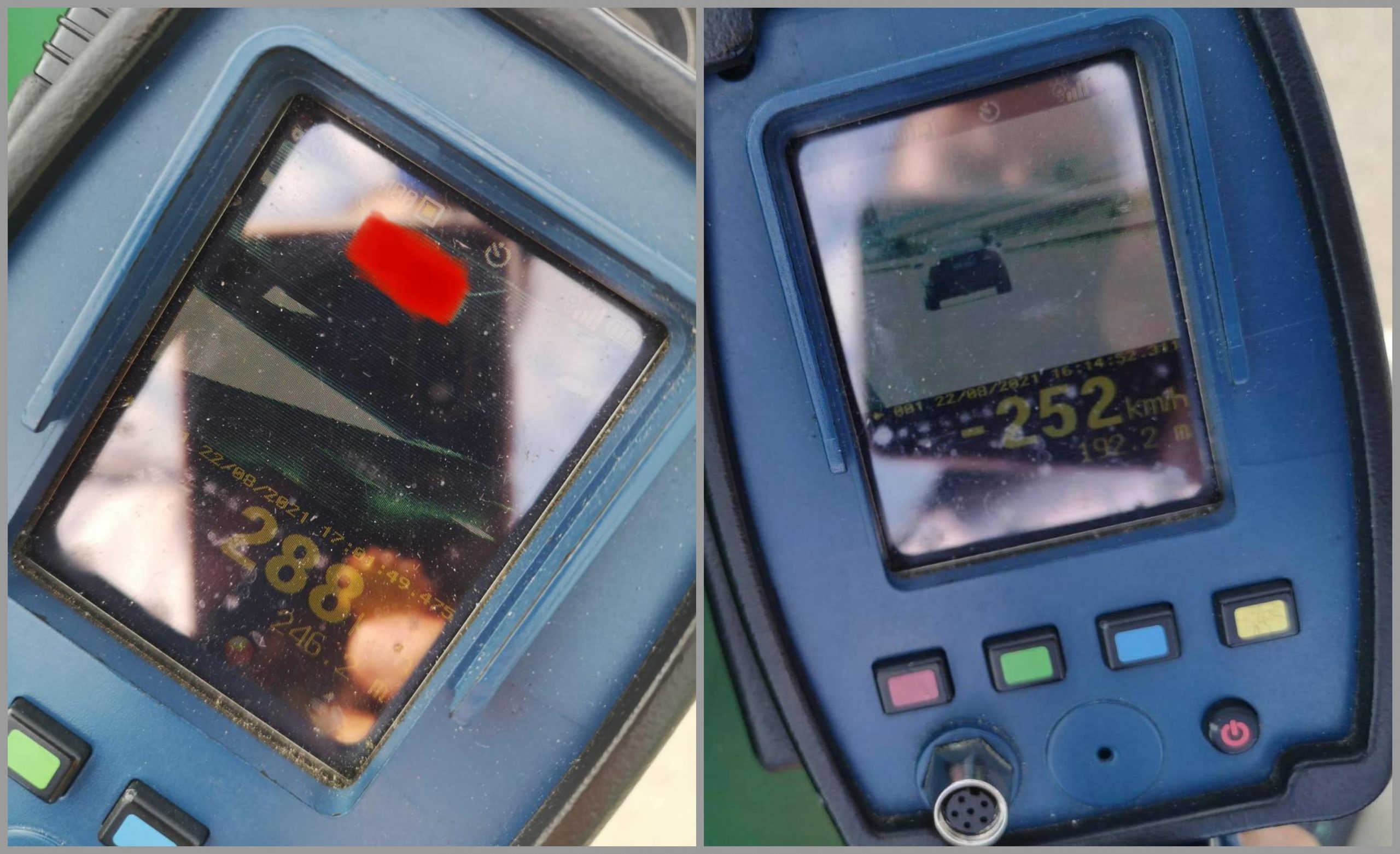 Șofer prins când circula cu 288 de kilometri pe oră pe A3. Reacția Poliției Șofer prins când circula cu 288 de kilometri pe oră pe A3. Reacția Poliției