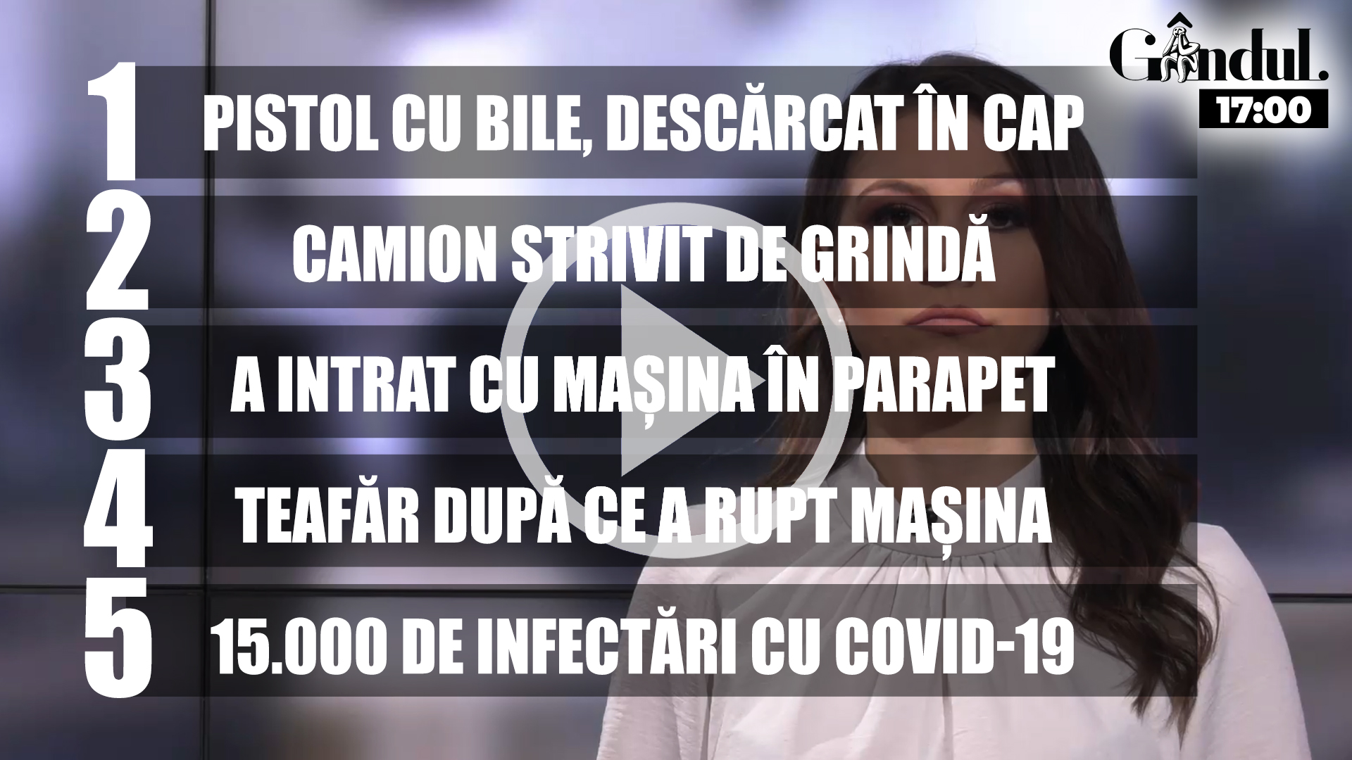 GÂNDUL NEWS. Accident grav în pasajul rutier de la Piața Sudului din Capitală