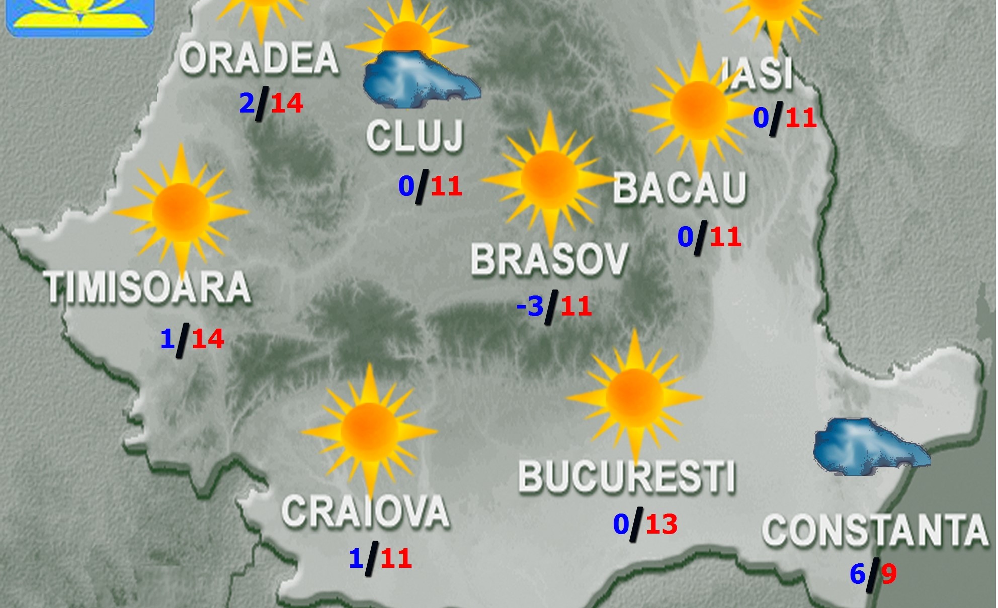 Prognoza meteo pentru 25 și 26 octombrie. Vremea se va menține rece