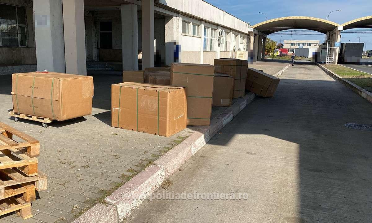 Vameșii din Giurgiu au descoperit peste 3,3 tone de tutun neprelucrat