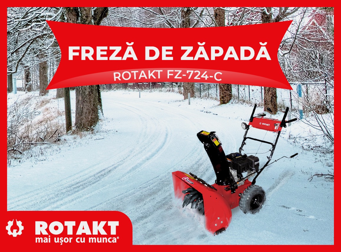 Freza de Zăpadă Rotakt – Utilajul care-ţi face iarna mai uşoară