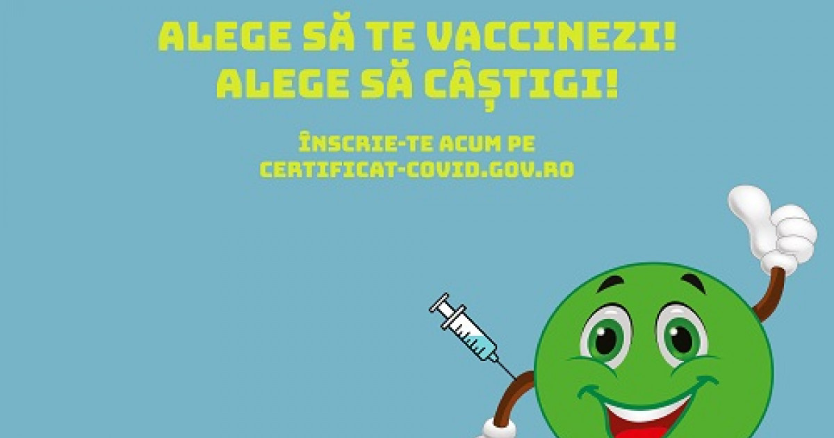 A zecea extragere săptămânală la Loteria de Vaccinare are loc duminică, 5 decembrie