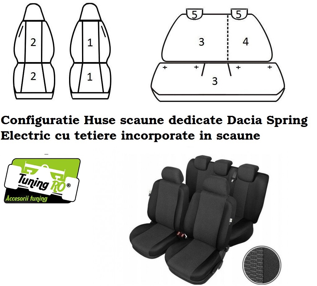 Numai pe Tuningro in exclusivitate in Romania Huse Dacia Spring