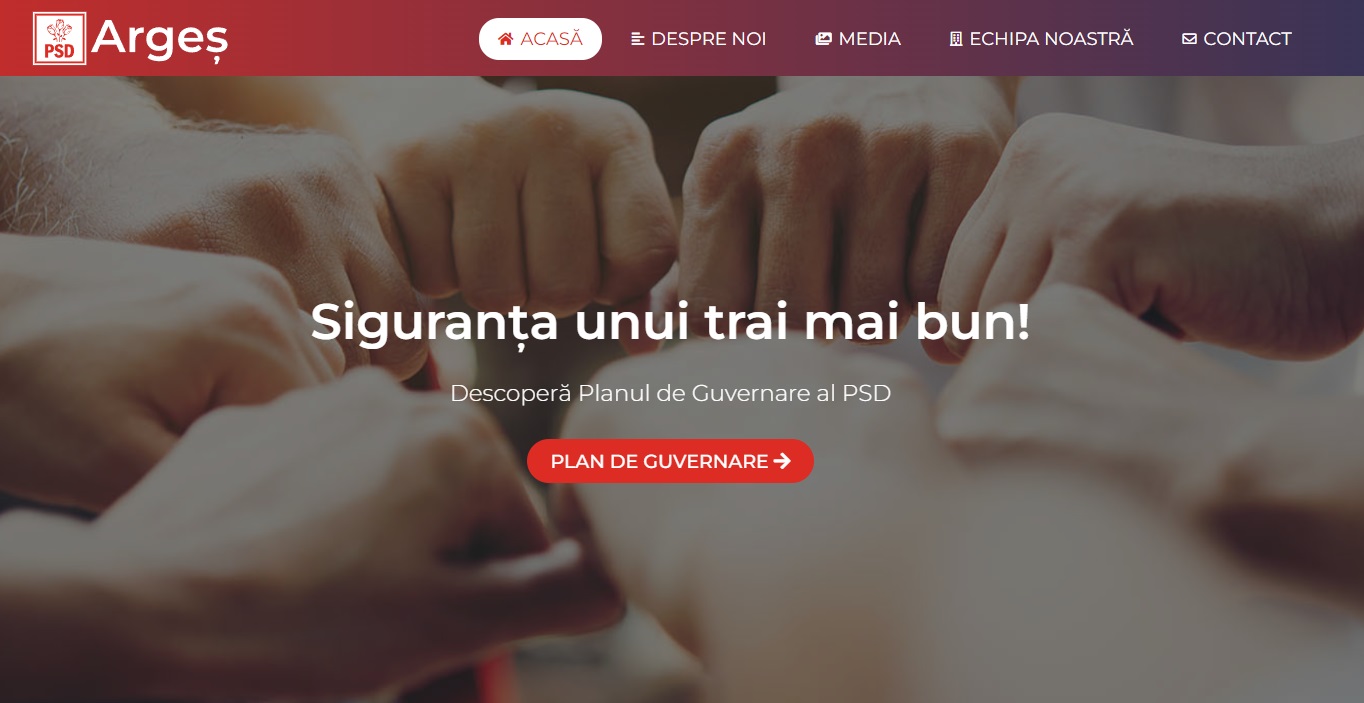 Preşedintele PSD Argeş, Ion Mînzînă, se poate mândri cu unul dintre cele mai frumoase site-uri de organizaţie judeţeană