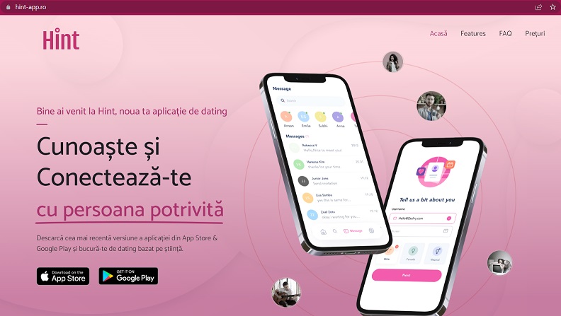 HINT – Serviciu de dating si matching creat de psihoterapeuți