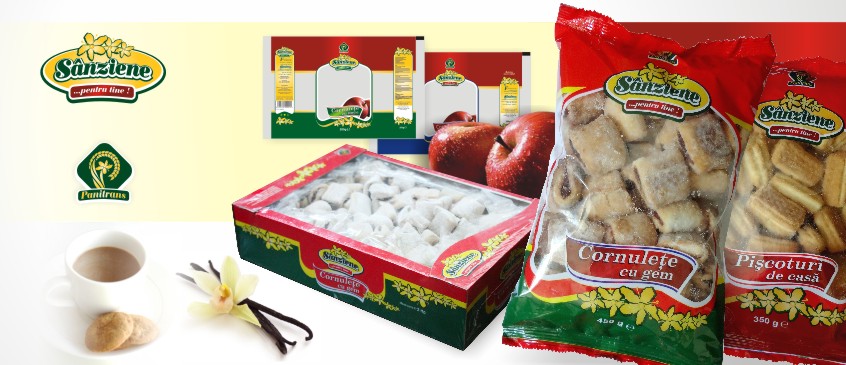 Cornuleţe cu gem şi umplutură de fructe pentru orice pofticios