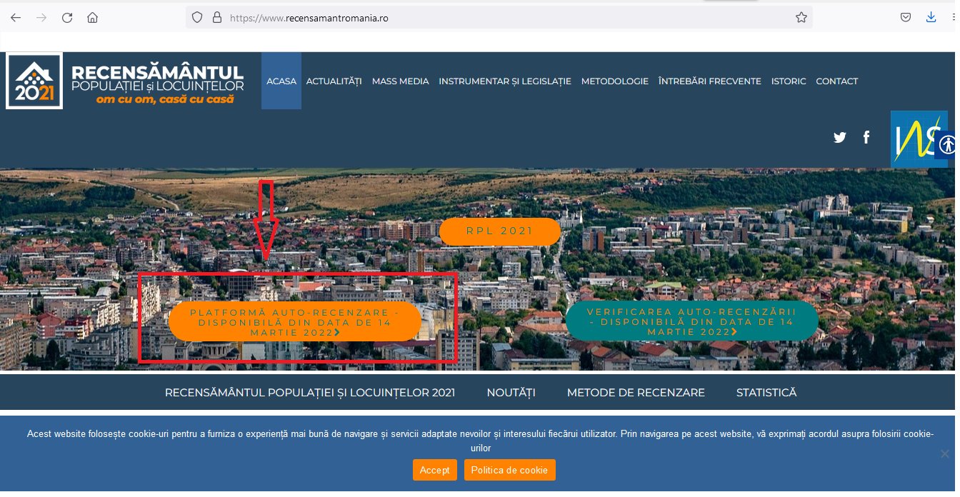 Recensământ 2022: Aproape jumătate din populația țintă estimată s-a autorecenzat