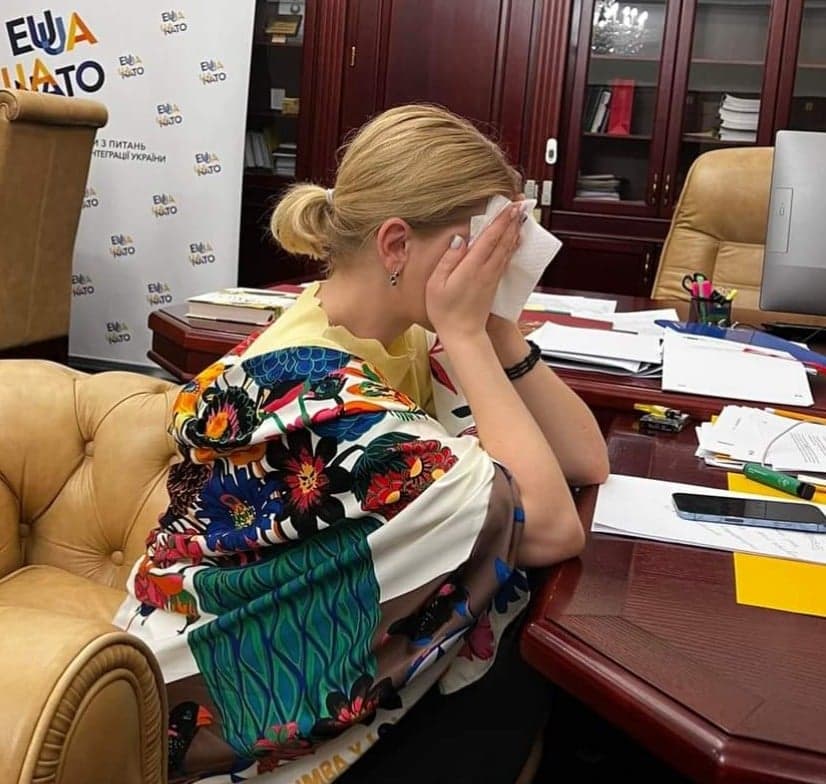 FOTO Lacrimi de bucurie: Vicepremierul Ucrainei a plâns după decizia liderilor europeni