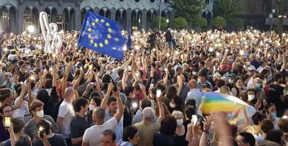 Manifestații de amploare la Tbilisi, după ce Georgia a ratat candidatura la UE