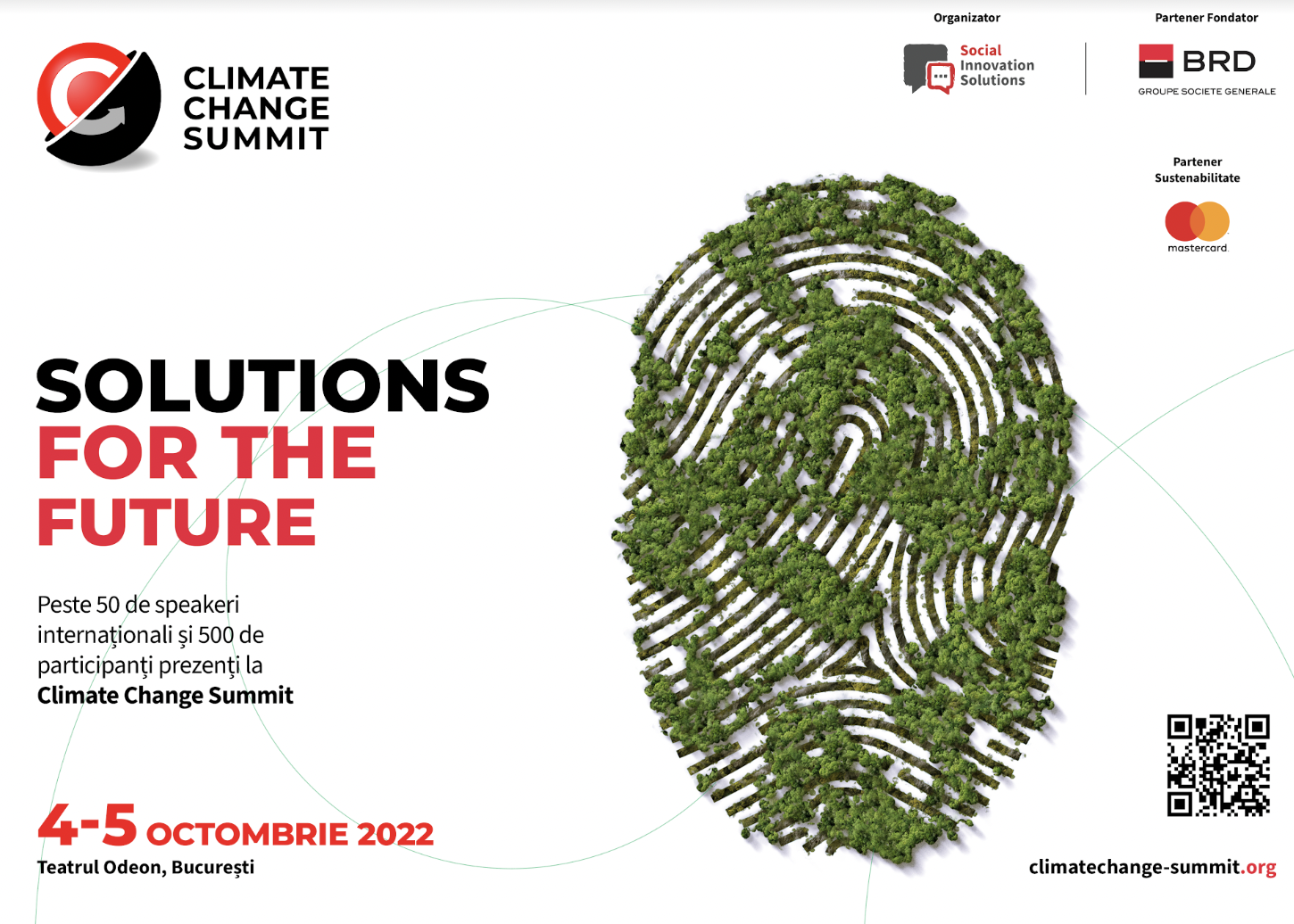 România va găzdui pe 4 și 5 octombrie Climate Change Summit, eveniment regional de referință dedicat soluțiilor la schimbările climatice