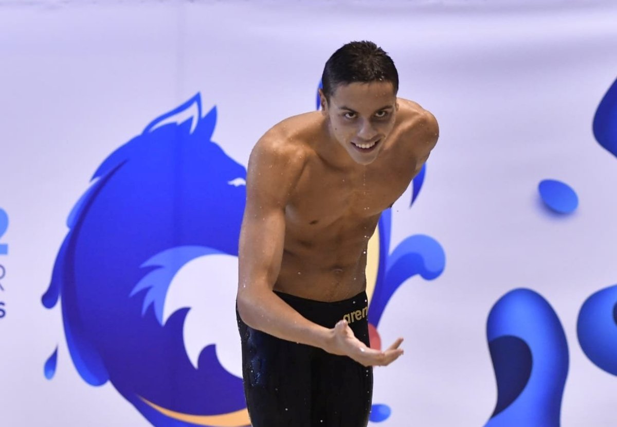 Încă un aur pentru David Popovici – Românul s-a impus în proba de 100 m liber din cadrul CE Juniori Otopeni
