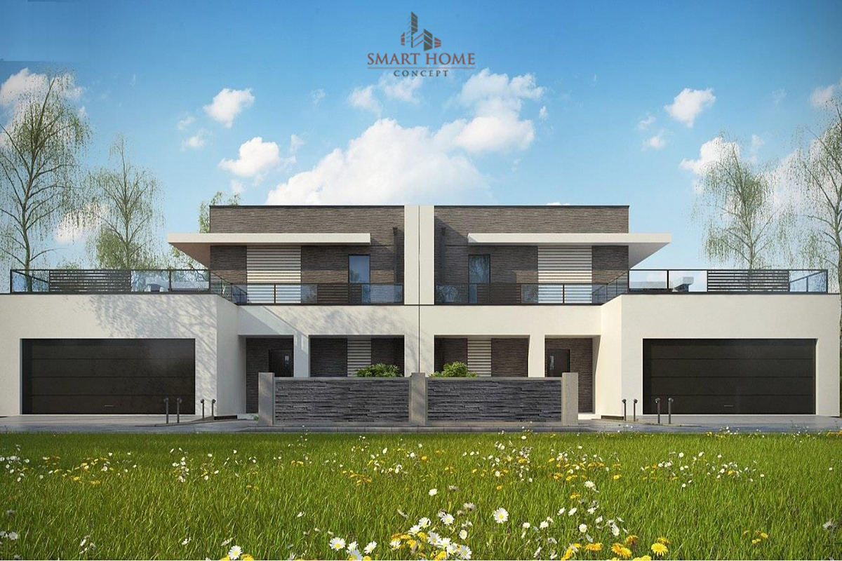 Intimitate și confort cu noile proiecte case duplex, doar la Smart Home Concept