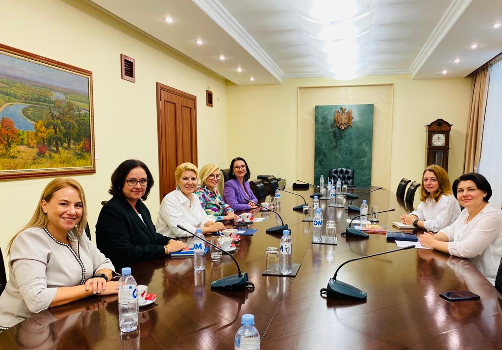 Autoritățile din Republica Moldova au reglementat cota dublă de gen cu rezultate foarte bune/ Confederația pentru Antreprenoriat Feminin s-a întâlnit cu premierul Moldovei