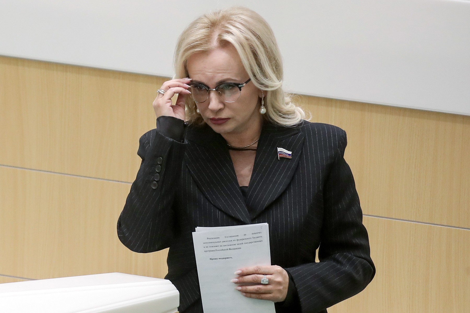 O senatoare din partidul lui Vladimir Putin propune ca și bărbații inapți fizic să fie mobilizați