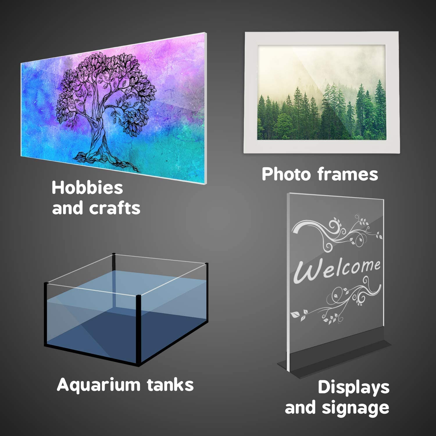 Plexiglas personalizat pentru acasă