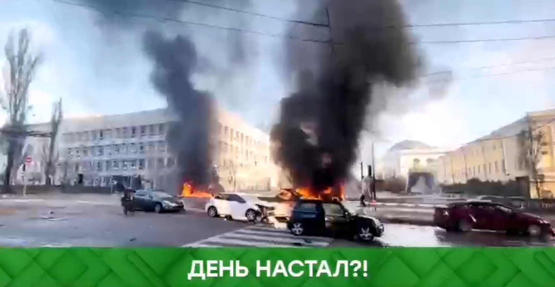 VIDEO Imagini șocante difuzate de o televiziune a Gazprom: Ucraineni terorizați și civili aruncați într-o groapă comună, totul pe un ton triumfalist