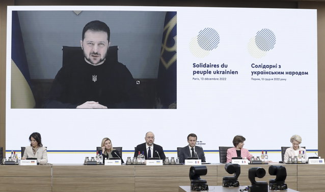 Conferinţa de la Paris a generat angajamente de aproape un miliard de euro pentru Ucraina