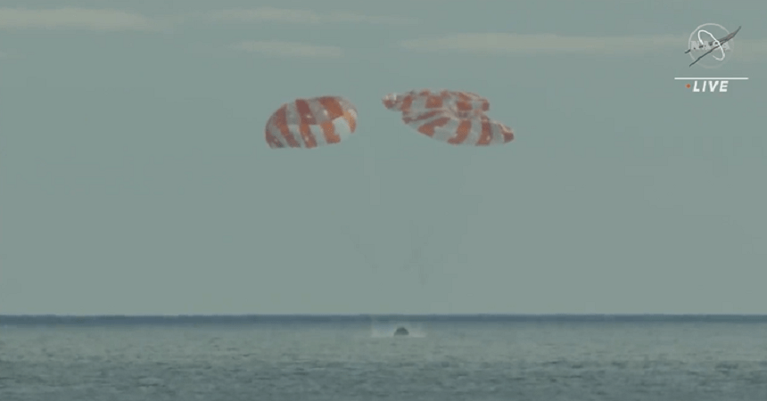 Artemis: Capsula Orion a NASA a revenit pe Terra…