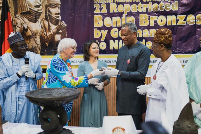 Germania a predat Nigeriei 20 de sculpturi de bronz luate în urmă cu peste o sută de ani