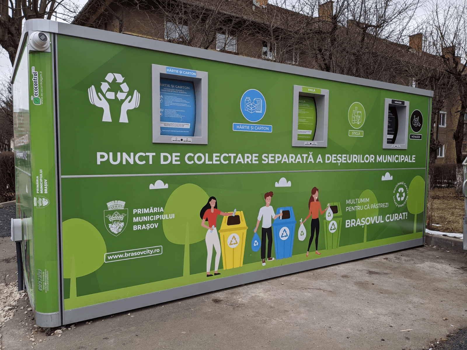 Primăria Brașov, amendată pentru că nu colectează selectiv. Cât de departe este de țintele asumate