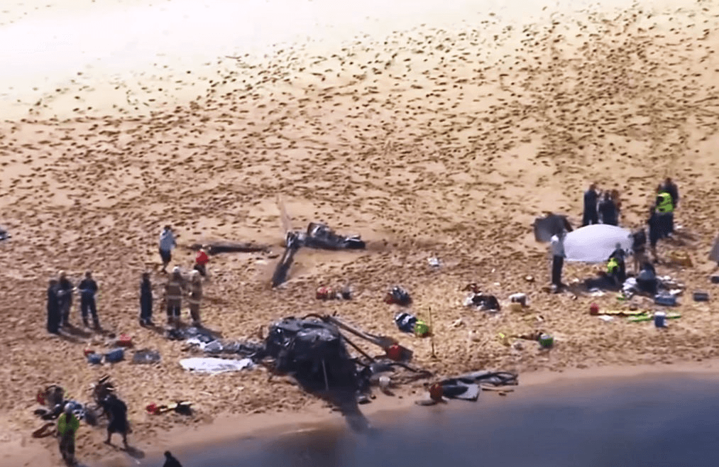 Ultimele secunde înainte de tragedie. Imagini de la bordul unuia dintre elicopterele care s-au ciocnit în Australia VIDEO