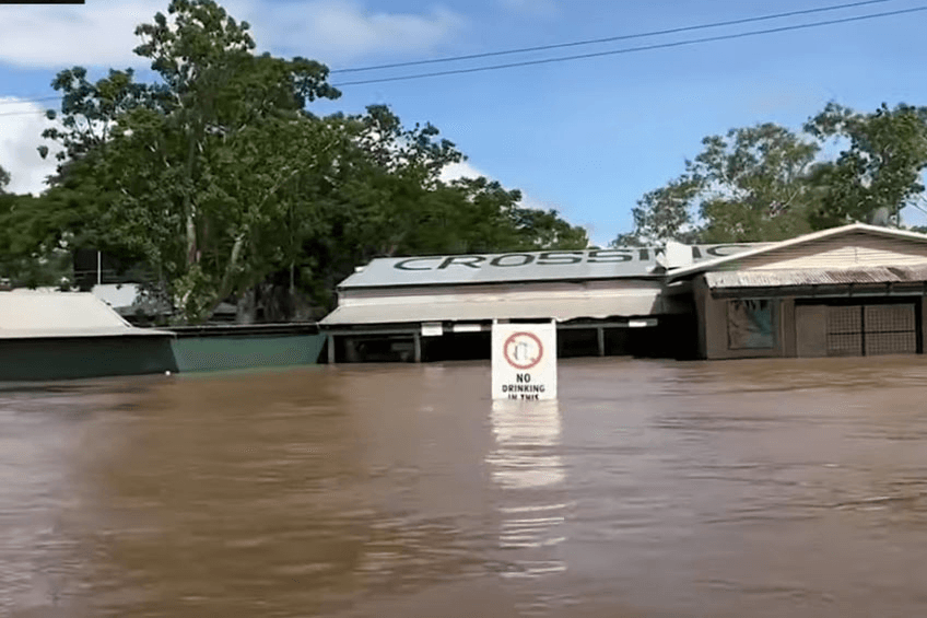 Comunități din vestul Australiei, izolate de inundații fără precedent VIDEO