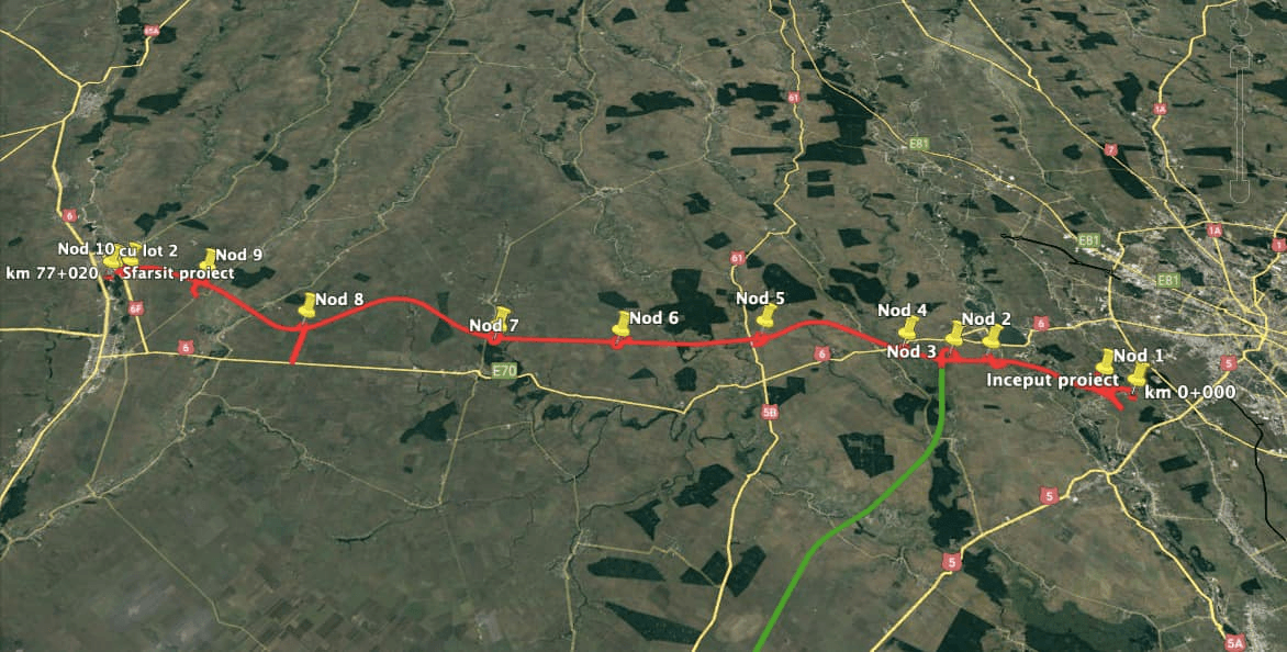Autostrada București – Alexandria: CNAIR a aprobat traseul final de 77 de km