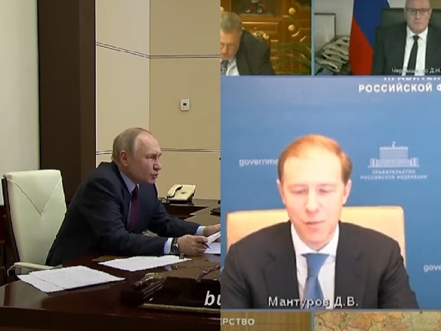 „De ce faci pe prostul” / Liderul rus şi-a arătat în mod public furia faţă de situaţia economică VIDEO