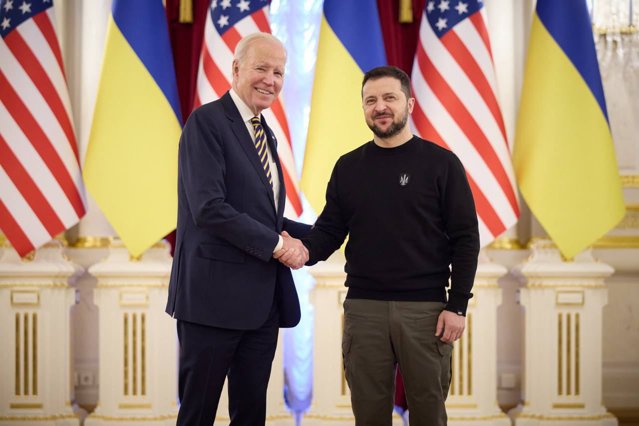 Joe Biden, vizită surpriză la Kiev. Biden va anunţa noi livrări de arme pentru Ucraina şi mai multe sancţiuni pentru Rusia în vizita de la Kiev