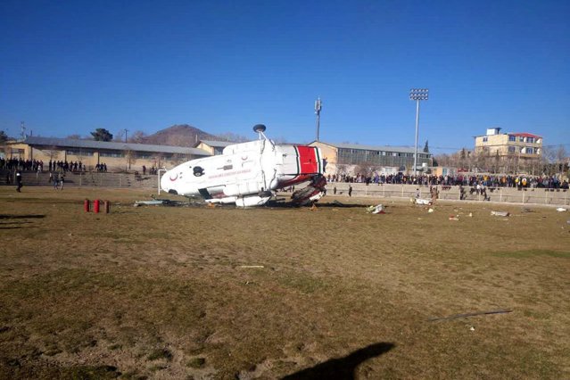 Ministrul iranian al Sporturilor, rănit într-un accident aerian