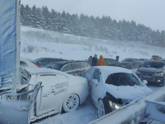 În Cehia şi Slovacia, viscolul a perturbat traficul şi a întrerupt curentul electric