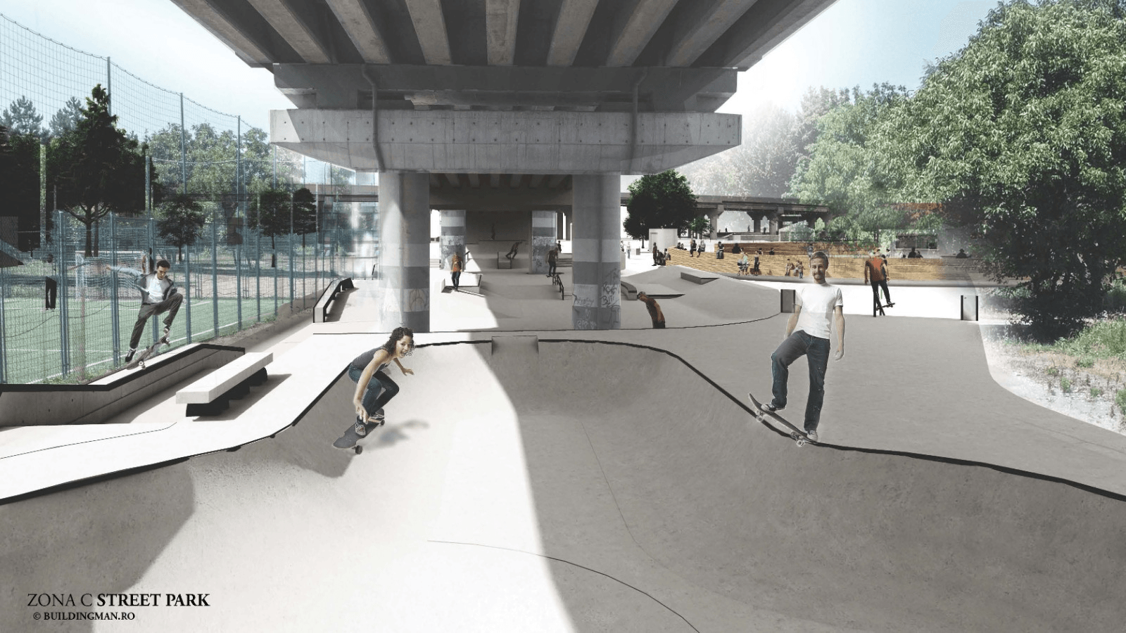 Sporturile urbane prind viață la Brașov. Ce fel de bază sportivă construiește primăria
