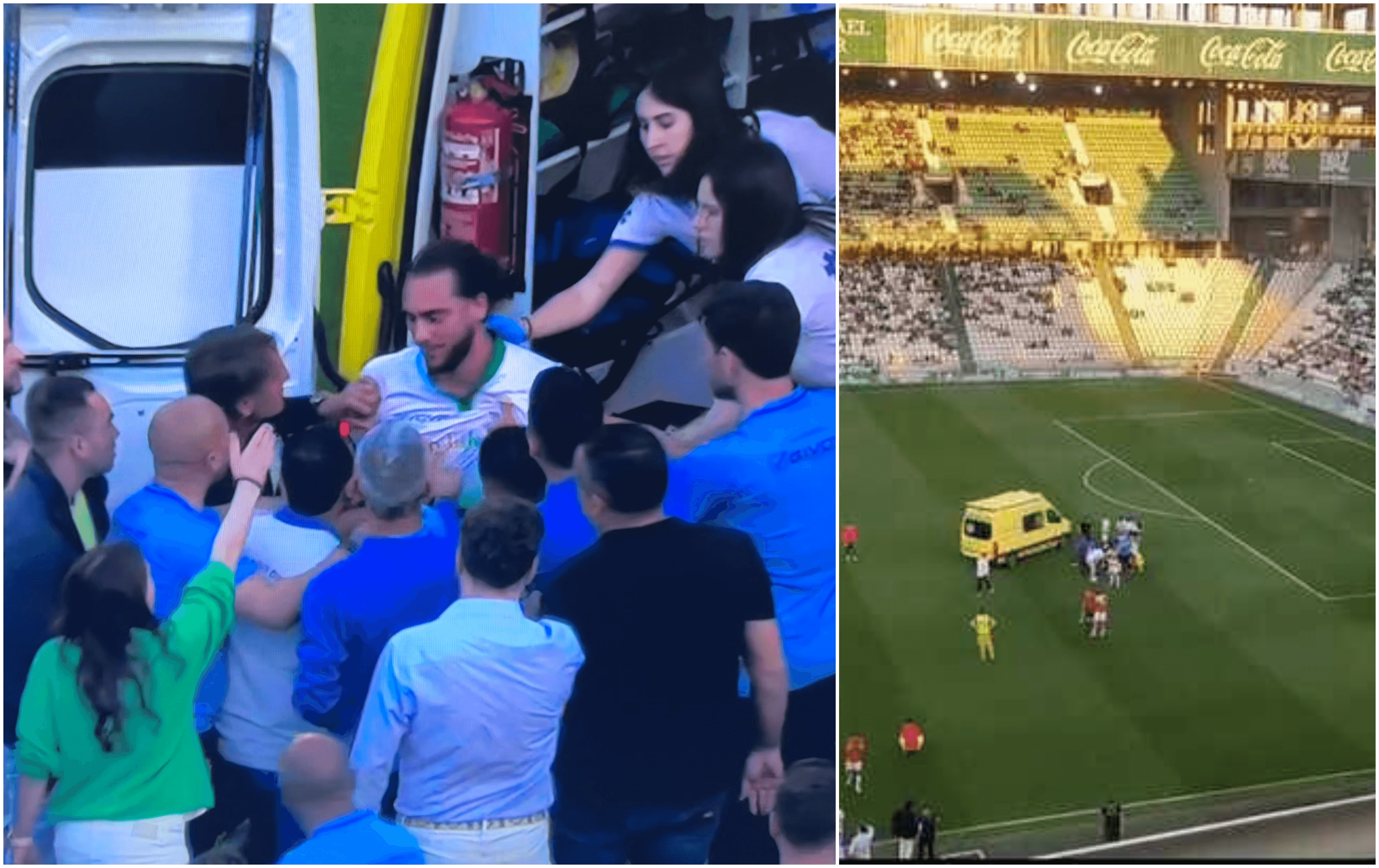 Un fotbalist a suferit un stop cardiac pe teren. Tânărul și-a revenit, s-a ridicat de pe targă și a vrut să reintre în meci