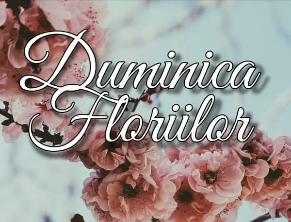 Duminica Floriillor, a Șasea a Postului Mare Duminica Floriillor, a Șasea a Postului Mare